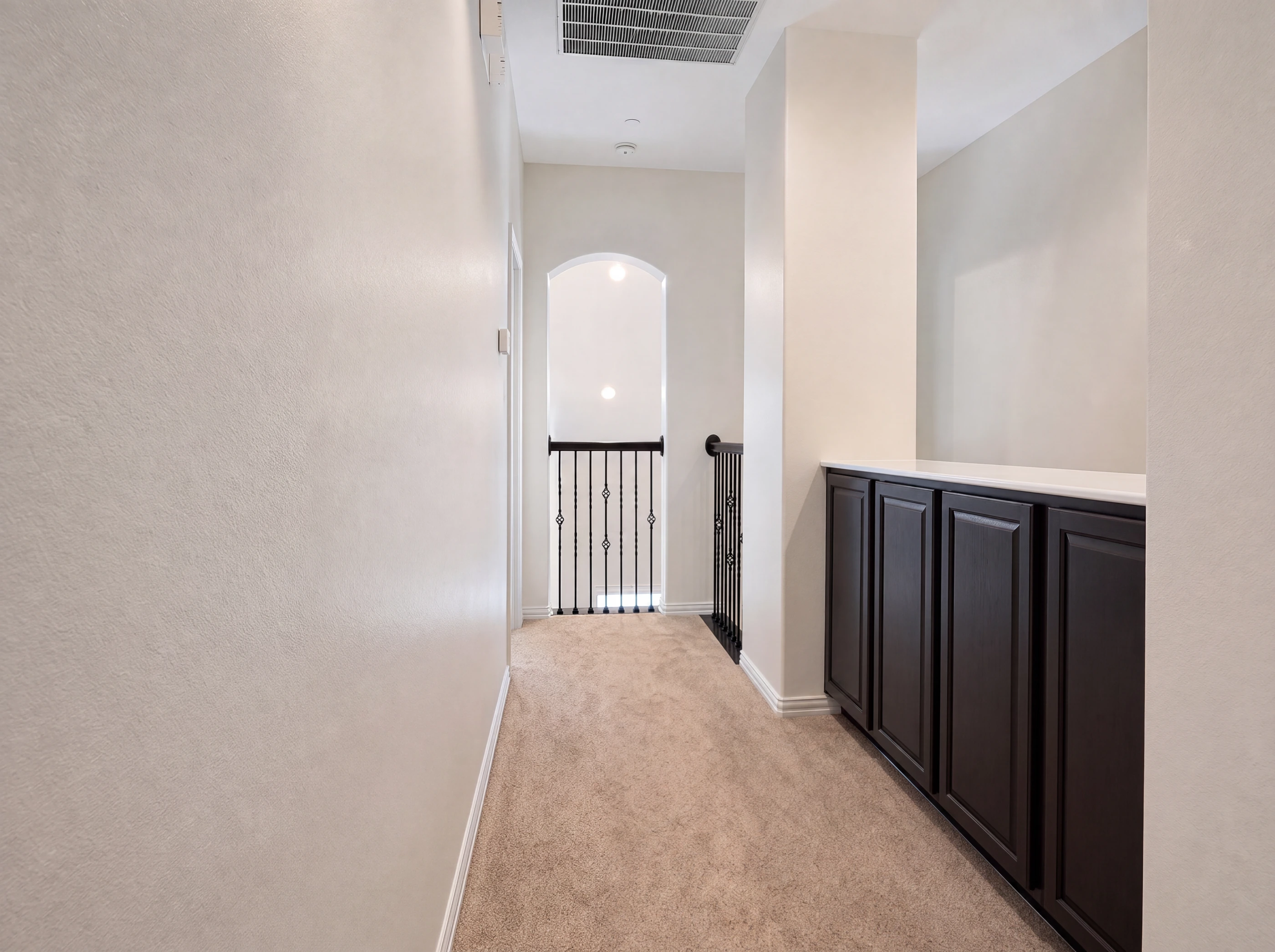Upstairs hallway, alternate view